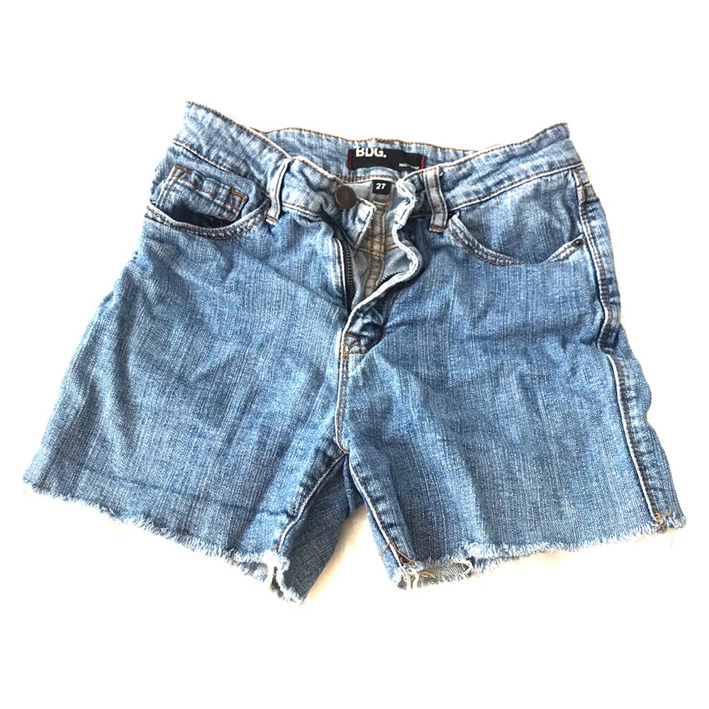High Waisted Denim Shorts